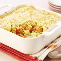 Veggie crumble pie