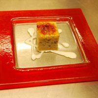 Atul Kochhar's fennel bread & butter pudding with ginger custard