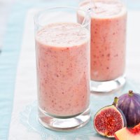 Peach & fig smoothie