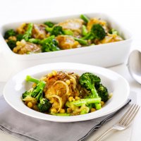 Sophie Conran's one pot chicken with broccoli and lemon zest