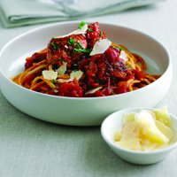 Tomato & meatball pasta