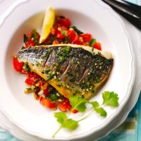 Atul Kochhar's grilled red bream with spice rub