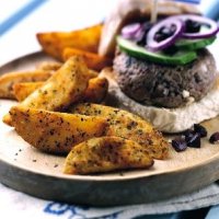 Greek lamb & feta burgers