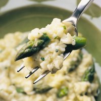 Asparagus risotto