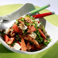 Honey & mustard glazed chicken with chantenay salad