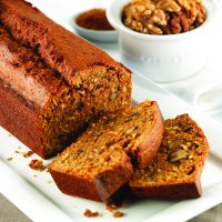 Spiced pumpkin tea bread