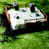 Graveyard cake