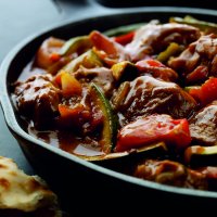 Lamb & courgette jalfrezi