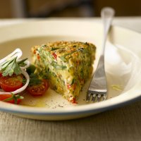 Tenderstem broccoli & chickpea frittata