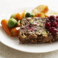 Layered nut roast