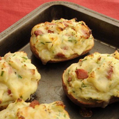 Crunchy & creamy cheese & bacon jackets