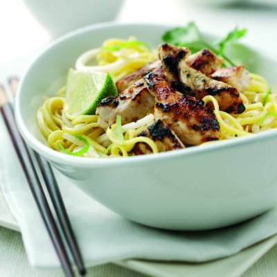 Warm Thai chicken salad