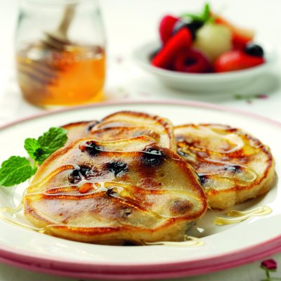Fruity buttermilk pancakes