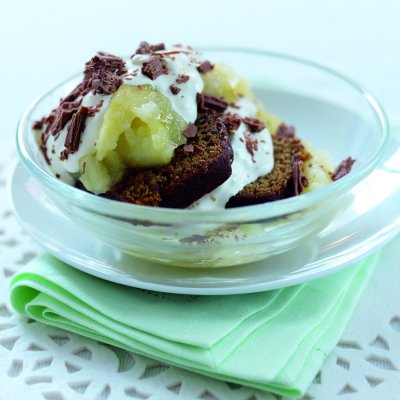 Bramley apple & ginger tiramisu