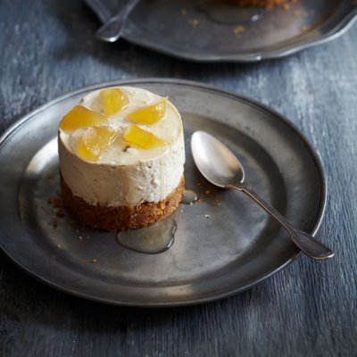 Coffee & ginger cheesecake