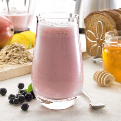 Blackcurrant breakfast juice