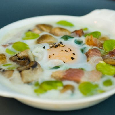 Tom Kitchin's eggs en cocotte