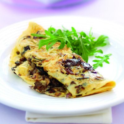 Wild mushroom omelette by Antony Worrall Thompson