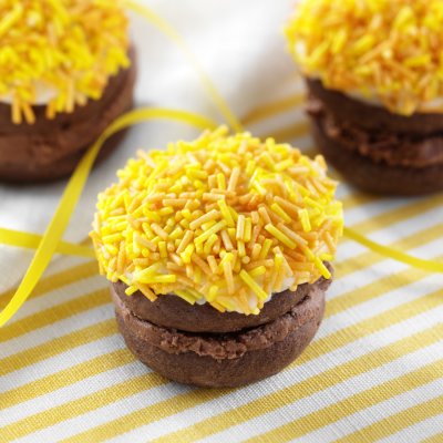 Chocolate orange mini whoopies