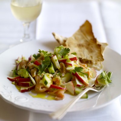 Apple & salmon ceviche