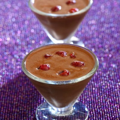Chocolate cherry mousse