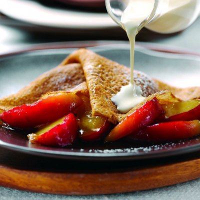 Apple & cider pancakes