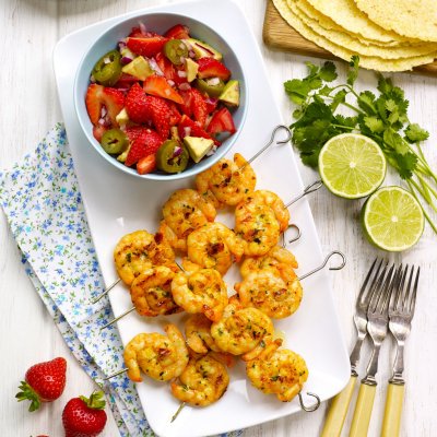 Sophie Michell's spiced prawn tacos