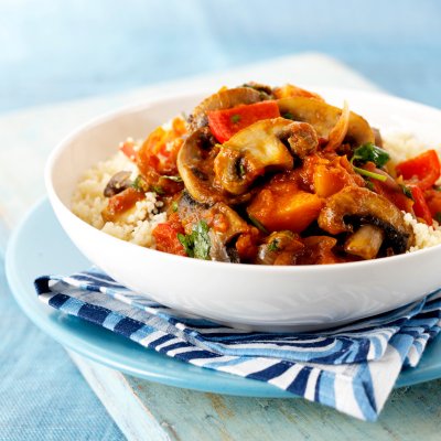 Squash & mushroom tagine