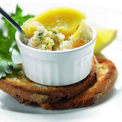 Potted prawns