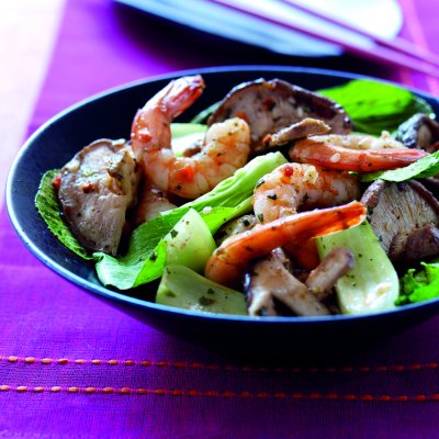 King prawn stir-fry