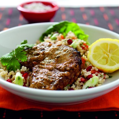 Moroccan lamb with tabbouleh