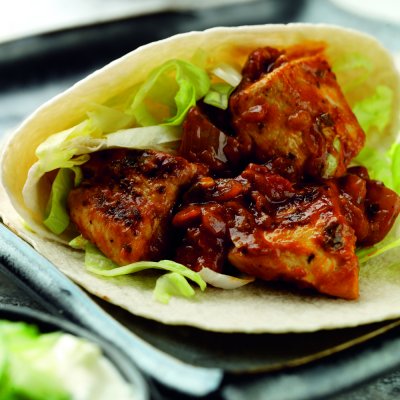 Chicken tikka masala wraps