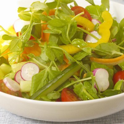 Rainbow garden salad