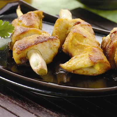 Satay & sesame chicken skewers