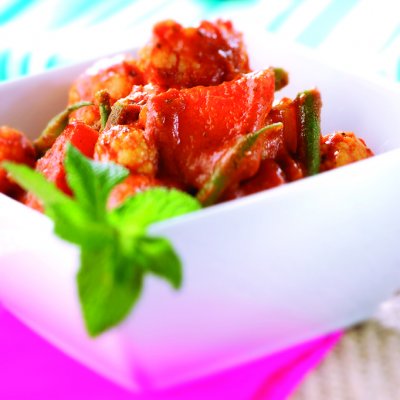 Butternut squash & vegetable balti