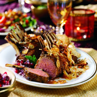Spiced Kashmiri rack of lamb