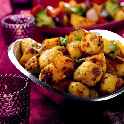 Spiced roast potatoes