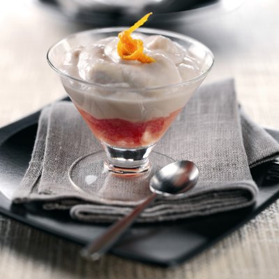 Rhubarb & ginger fool