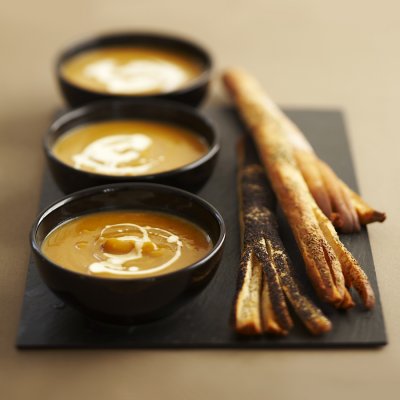 Pumpkin & sweet potato soup